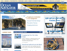 Tablet Screenshot of oceannavigator.com